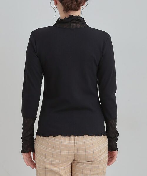 SHOO・LA・RUE / シューラルー カットソー | レース切り替えインナー | 詳細12