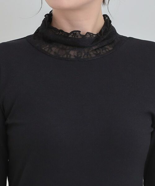 SHOO・LA・RUE / シューラルー カットソー | レース切り替えインナー | 詳細13