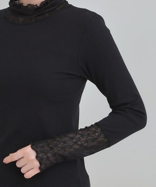 SHOO・LA・RUE / シューラルー カットソー | レース切り替えインナー | 詳細14