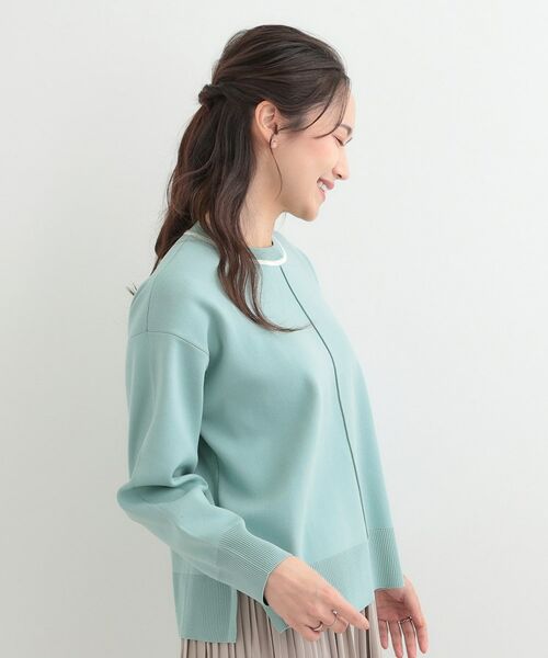 SHOO・LA・RUE / シューラルー ニット・セーター | 【洗える】スポンディッシュパイピングニット | 詳細2