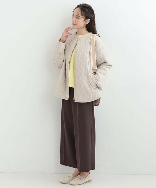 SHOO・LA・RUE / シューラルー ニット・セーター | 【洗濯機可/S-LL】軽やかなパイピングがポイント スウェットライクニット | 詳細23