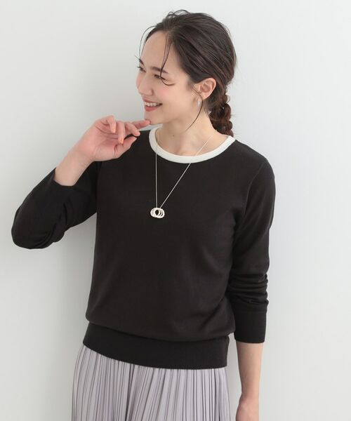 SHOO・LA・RUE / シューラルー ニット・セーター | 【洗える】シンプルきれい見え クルーネックニット | 詳細13