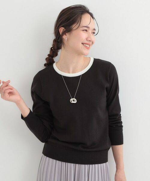 SHOO・LA・RUE / シューラルー ニット・セーター | 【洗える】シンプルきれい見え クルーネックニット | 詳細14