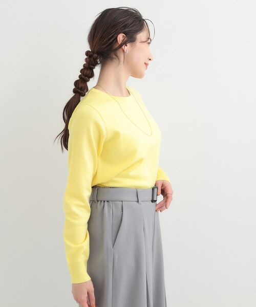 SHOO・LA・RUE / シューラルー ニット・セーター | 【洗える】シンプルきれい見え クルーネックニット | 詳細2