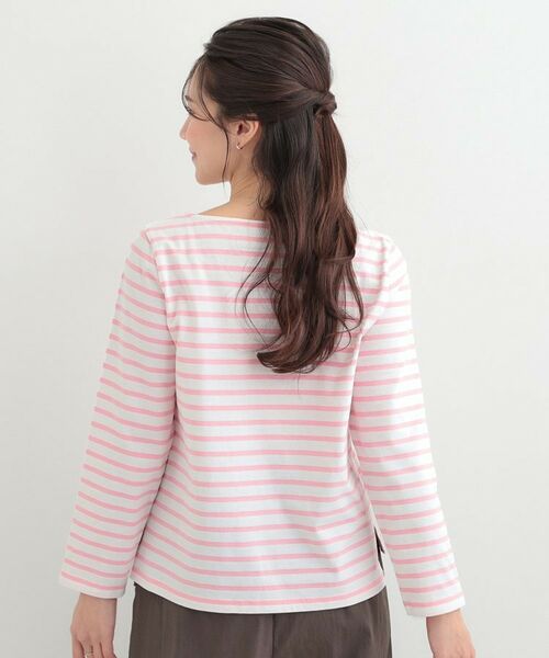 SHOO・LA・RUE / シューラルー Tシャツ | ボートネック ボーダーロンT | 詳細10