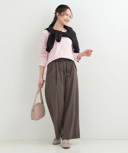 SHOO・LA・RUE / シューラルー Tシャツ | ボートネック ボーダーロンT | 詳細11