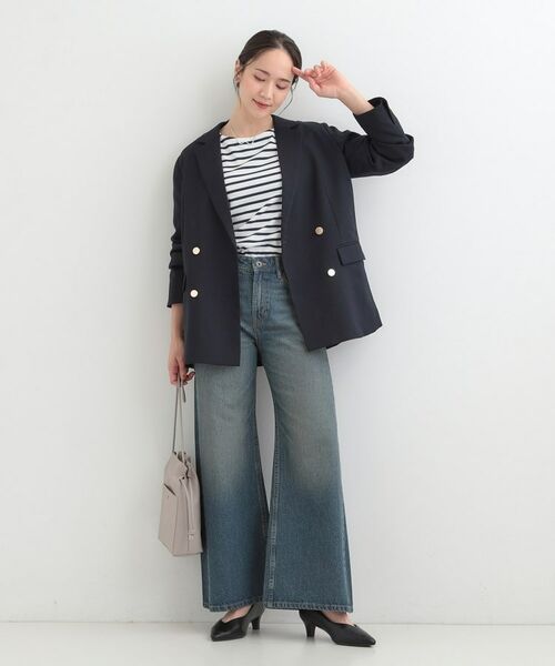 SHOO・LA・RUE / シューラルー Tシャツ | ボートネック ボーダーロンT | 詳細15