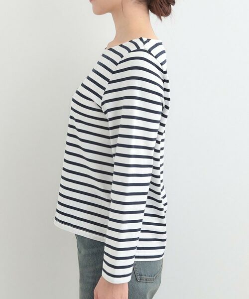 SHOO・LA・RUE / シューラルー Tシャツ | ボートネック ボーダーロンT | 詳細18