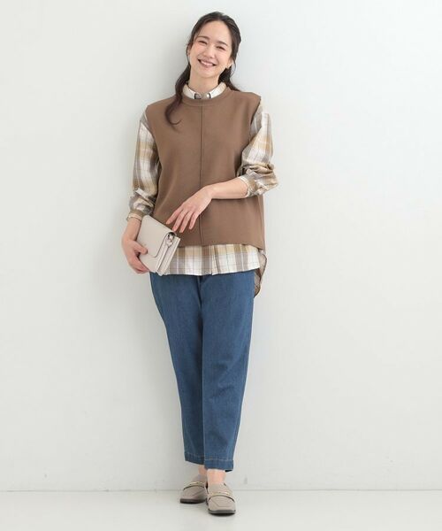 SHOO・LA・RUE / シューラルー ニット・セーター | 【2点セット】軽くてきれい見え ニットベスト＋ブラウスセット | 詳細27