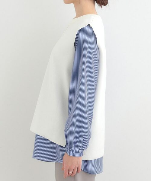 SHOO・LA・RUE / シューラルー ニット・セーター | 【2点セット】軽くてきれい見え ニットベスト＋ブラウスセット | 詳細30