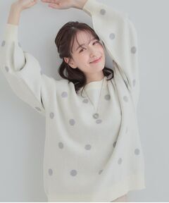 SHOO・LA・RUE / シューラルー ニット・セーター | ドット柄ジャカードニット