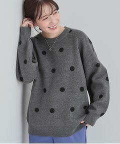 SHOO・LA・RUE / シューラルー ニット・セーター | ドット柄ジャカードニット