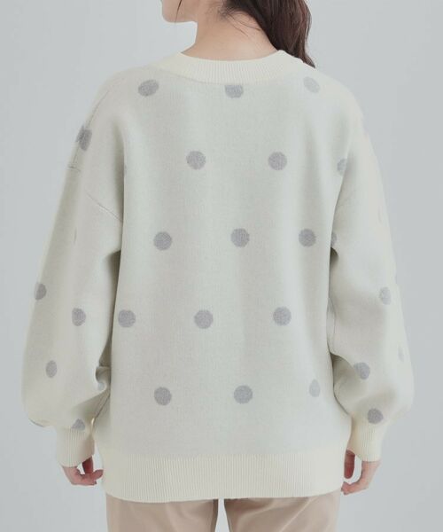SHOO・LA・RUE / シューラルー ニット・セーター | ドット柄ジャカードニット | 詳細15