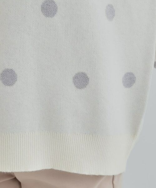 SHOO・LA・RUE / シューラルー ニット・セーター | ドット柄ジャカードニット | 詳細18