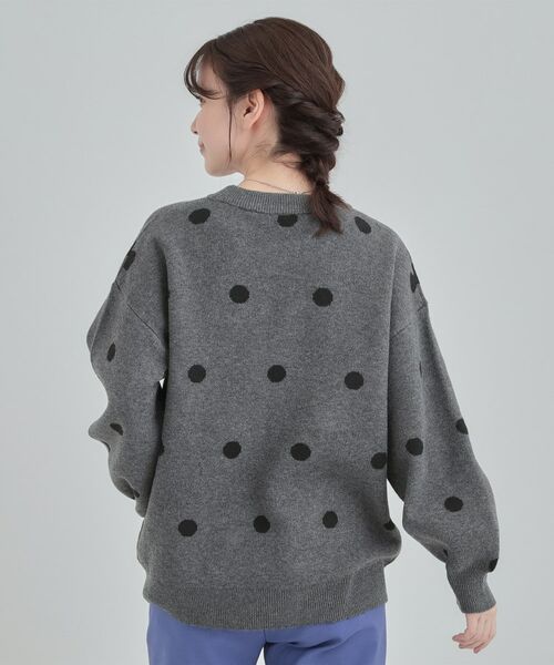 SHOO・LA・RUE / シューラルー ニット・セーター | ドット柄ジャカードニット | 詳細6
