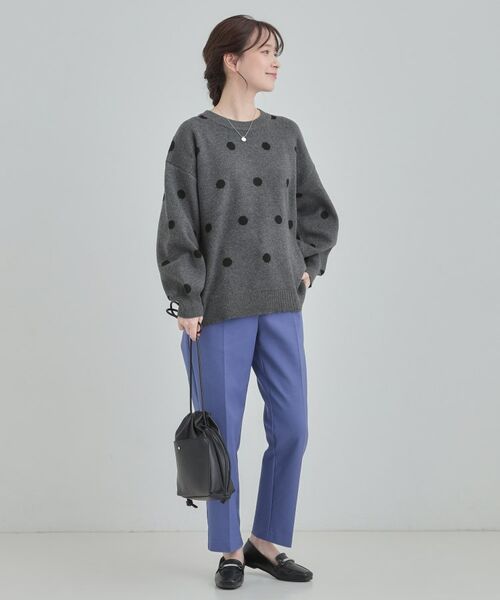SHOO・LA・RUE / シューラルー ニット・セーター | ドット柄ジャカードニット | 詳細7