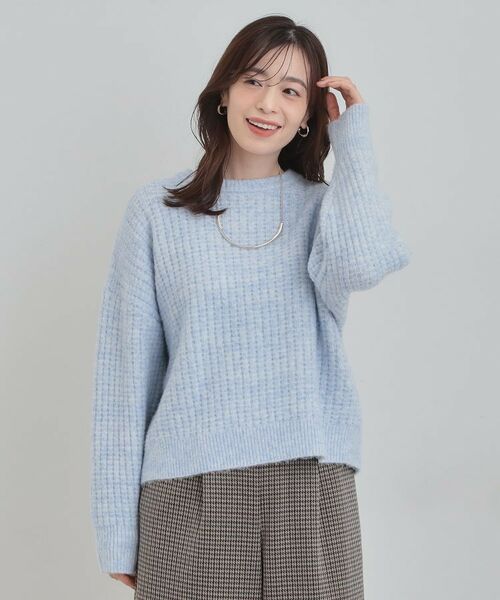 SHOO・LA・RUE / シューラルー ニット・セーター | ミックスワッフルニット | 詳細5
