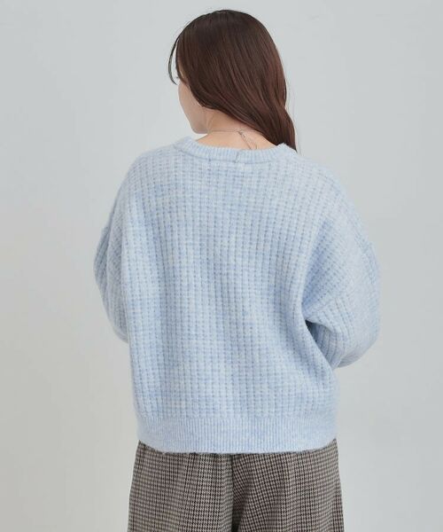 SHOO・LA・RUE / シューラルー ニット・セーター | ミックスワッフルニット | 詳細6