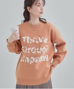 SHOO・LA・RUE / シューラルー ニット・セーター | お花ロゴジャカードニット