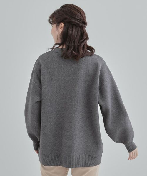 SHOO・LA・RUE / シューラルー ニット・セーター | お花ロゴジャカードニット | 詳細10