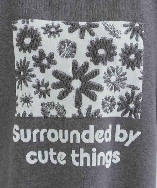 SHOO・LA・RUE / シューラルー ニット・セーター | お花ロゴジャカードニット | 詳細12