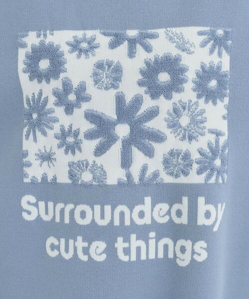 SHOO・LA・RUE / シューラルー ニット・セーター | お花ロゴジャカードニット | 詳細16