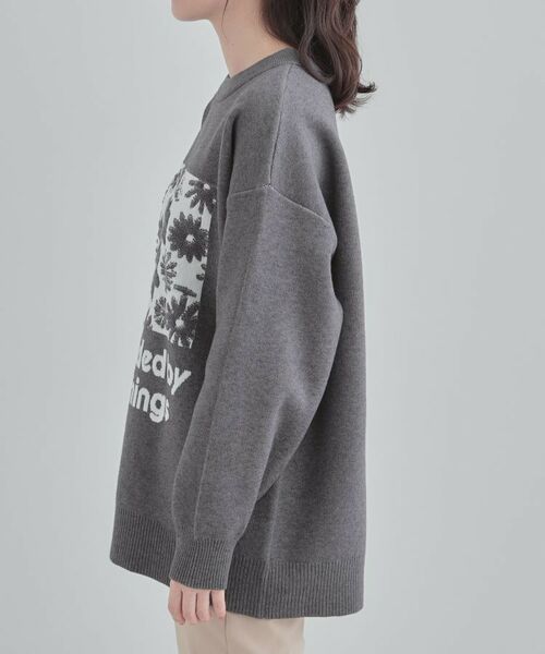 SHOO・LA・RUE / シューラルー ニット・セーター | お花ロゴジャカードニット | 詳細18