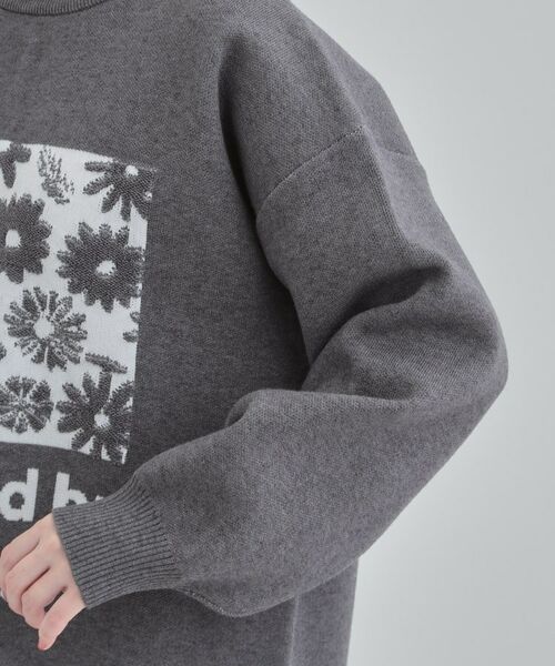 SHOO・LA・RUE / シューラルー ニット・セーター | お花ロゴジャカードニット | 詳細21