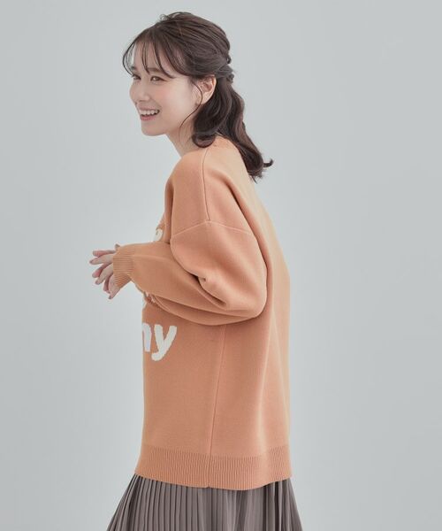 SHOO・LA・RUE / シューラルー ニット・セーター | お花ロゴジャカードニット | 詳細6