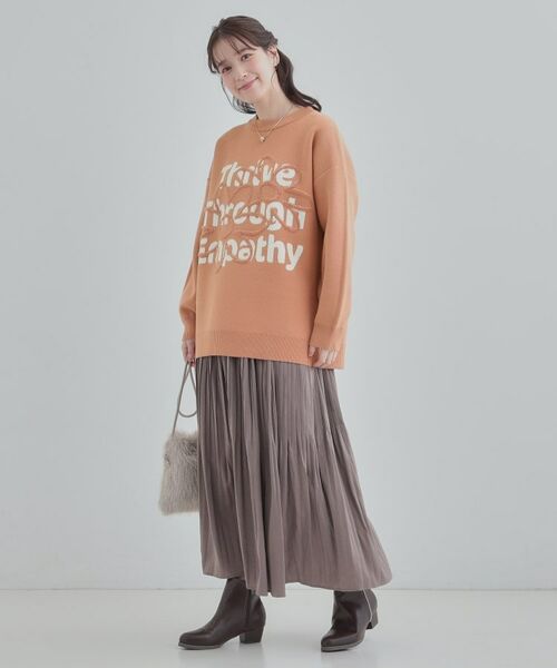 SHOO・LA・RUE / シューラルー ニット・セーター | お花ロゴジャカードニット | 詳細7