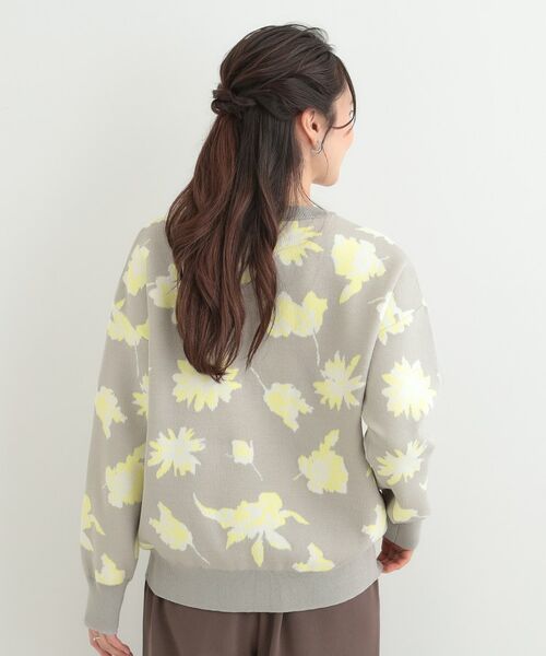 SHOO・LA・RUE / シューラルー ニット・セーター | フラワージャカードスポンデイッシュニット | 詳細2