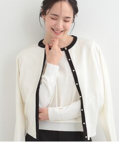 SHOO・LA・RUE / シューラルー カーディガン・ボレロ | 【洗える】シンプルきれい見え クルーネックカーディガン