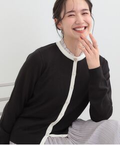 SHOO・LA・RUE / シューラルー カーディガン・ボレロ | 【洗える】シンプルきれい見え クルーネックカーディガン