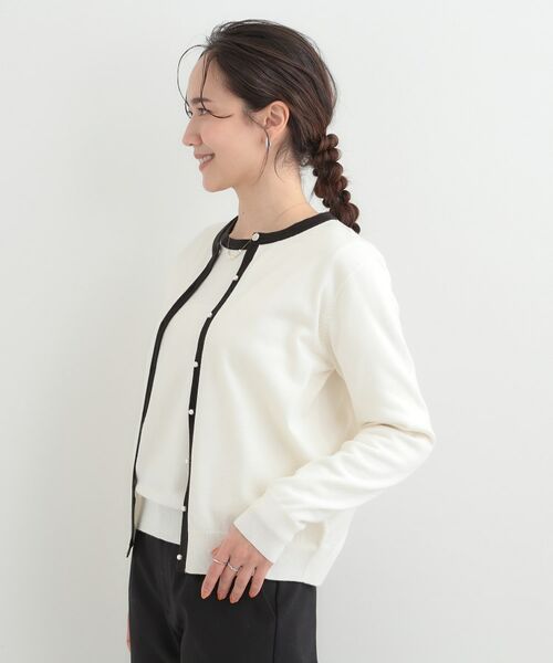 SHOO・LA・RUE / シューラルー カーディガン・ボレロ | 【洗える】シンプルきれい見え クルーネックカーディガン | 詳細10