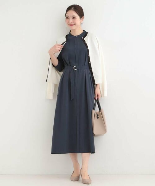 SHOO・LA・RUE / シューラルー カーディガン・ボレロ | 【洗濯機可/S-LL/アンサンブル可】シンプルきれい見え クルーネックカーディガン | 詳細30