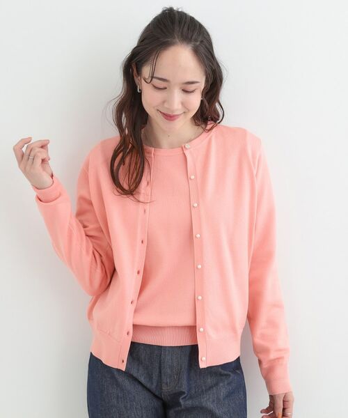 SHOO・LA・RUE / シューラルー カーディガン・ボレロ | 【洗える】シンプルきれい見え クルーネックカーディガン | 詳細5