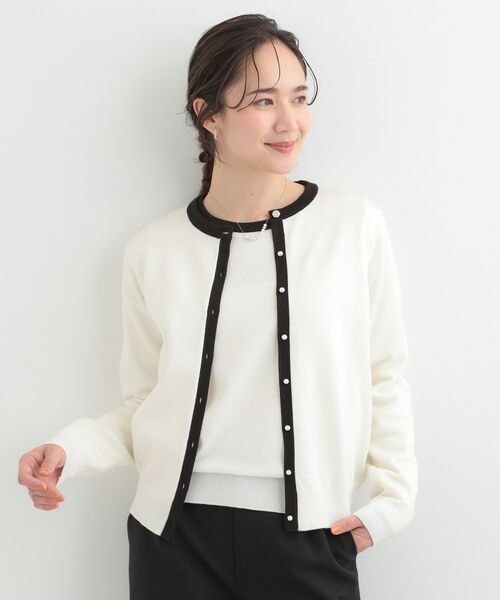 SHOO・LA・RUE / シューラルー カーディガン・ボレロ | 【洗える】シンプルきれい見え クルーネックカーディガン | 詳細9