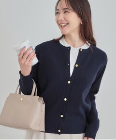 SHOO・LA・RUE / シューラルー カーディガン・ボレロ | 【洗える】すっきり見えでやわらかタッチなクルーネックカーディガン