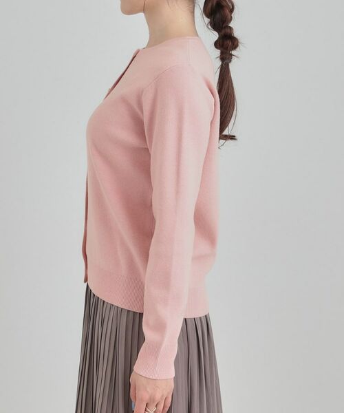 SHOO・LA・RUE / シューラルー カーディガン・ボレロ | 【洗える】すっきり見えでやわらかタッチなクルーネックカーディガン | 詳細14