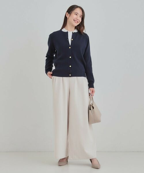 SHOO・LA・RUE / シューラルー カーディガン・ボレロ | 【洗える】すっきり見えでやわらかタッチなクルーネックカーディガン | 詳細7