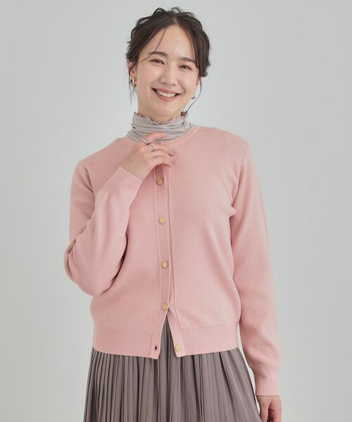 SHOO・LA・RUE / シューラルー カーディガン・ボレロ | 【洗える】すっきり見えでやわらかタッチなクルーネックカーディガン | 詳細9