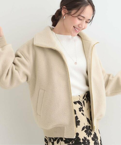 SHOO・LA・RUE / シューラルー レザーブルゾン・ジャケット | 【S-LL】お顔周りがすっきり見える スライバージャケット | 詳細22