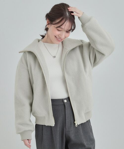 SHOO・LA・RUE / シューラルー レザーブルゾン・ジャケット | スライバージャケット | 詳細6