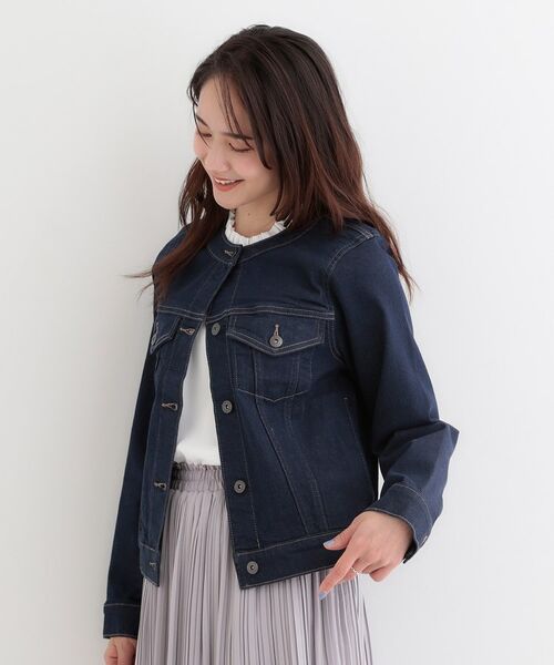 SHOO・LA・RUE / シューラルー Gジャン・デニムジャケット | 【SHOO・LA・RUE DENIM】ストレッチコンパクトデニムジャケット【CIRCRIC】 | 詳細10