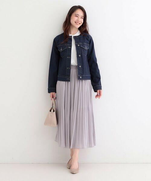 SHOO・LA・RUE / シューラルー Gジャン・デニムジャケット | 【SHOO・LA・RUE DENIM】ストレッチコンパクトデニムジャケット【CIRCRIC】 | 詳細11