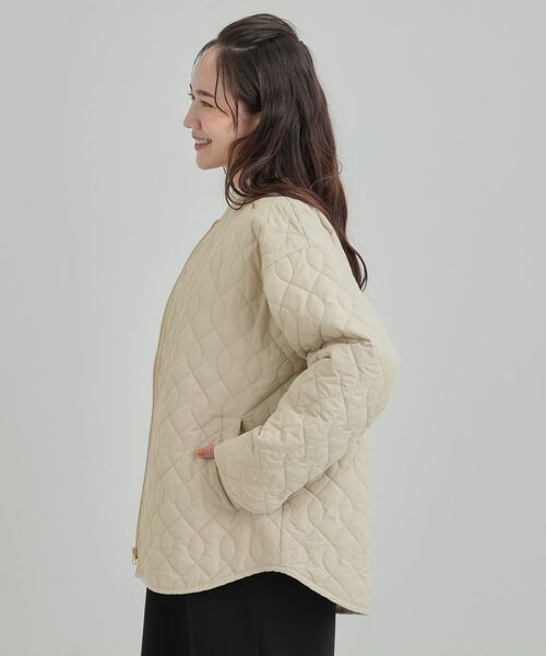 SHOO・LA・RUE / シューラルー ノーカラージャケット | キルトジャケット | 詳細10