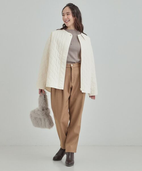 SHOO・LA・RUE / シューラルー ノーカラージャケット | キルトジャケット | 詳細3