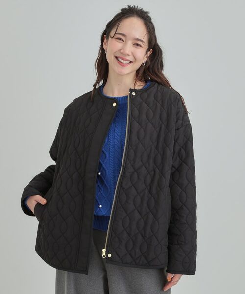 SHOO・LA・RUE / シューラルー ノーカラージャケット | キルトジャケット | 詳細5