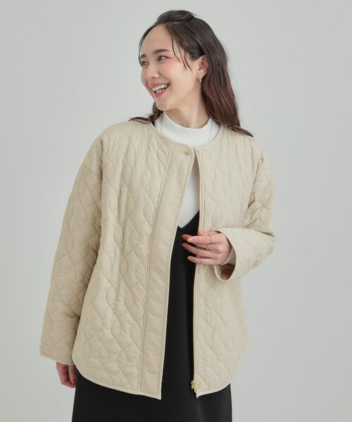 SHOO・LA・RUE / シューラルー ノーカラージャケット | キルトジャケット | 詳細9