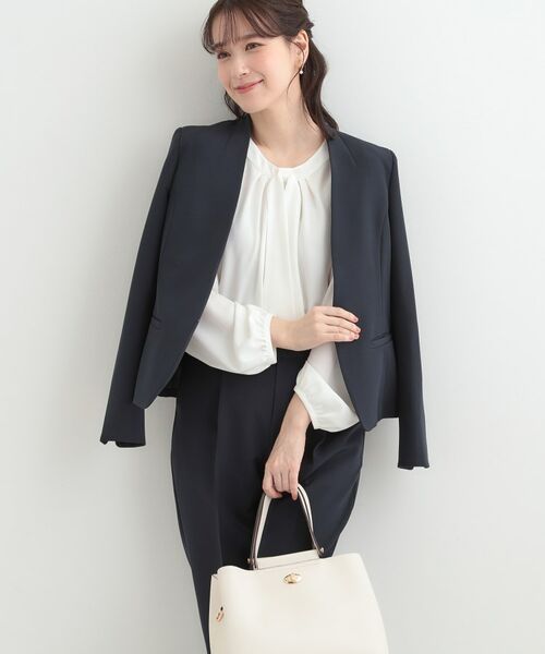 SHOO・LA・RUE / シューラルー セットアップ | 【3点セット】時短できれい見え 3点セット(ネイビー(094))